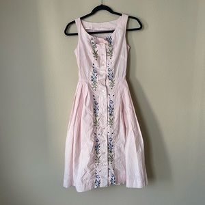 Vintage embroidered dress